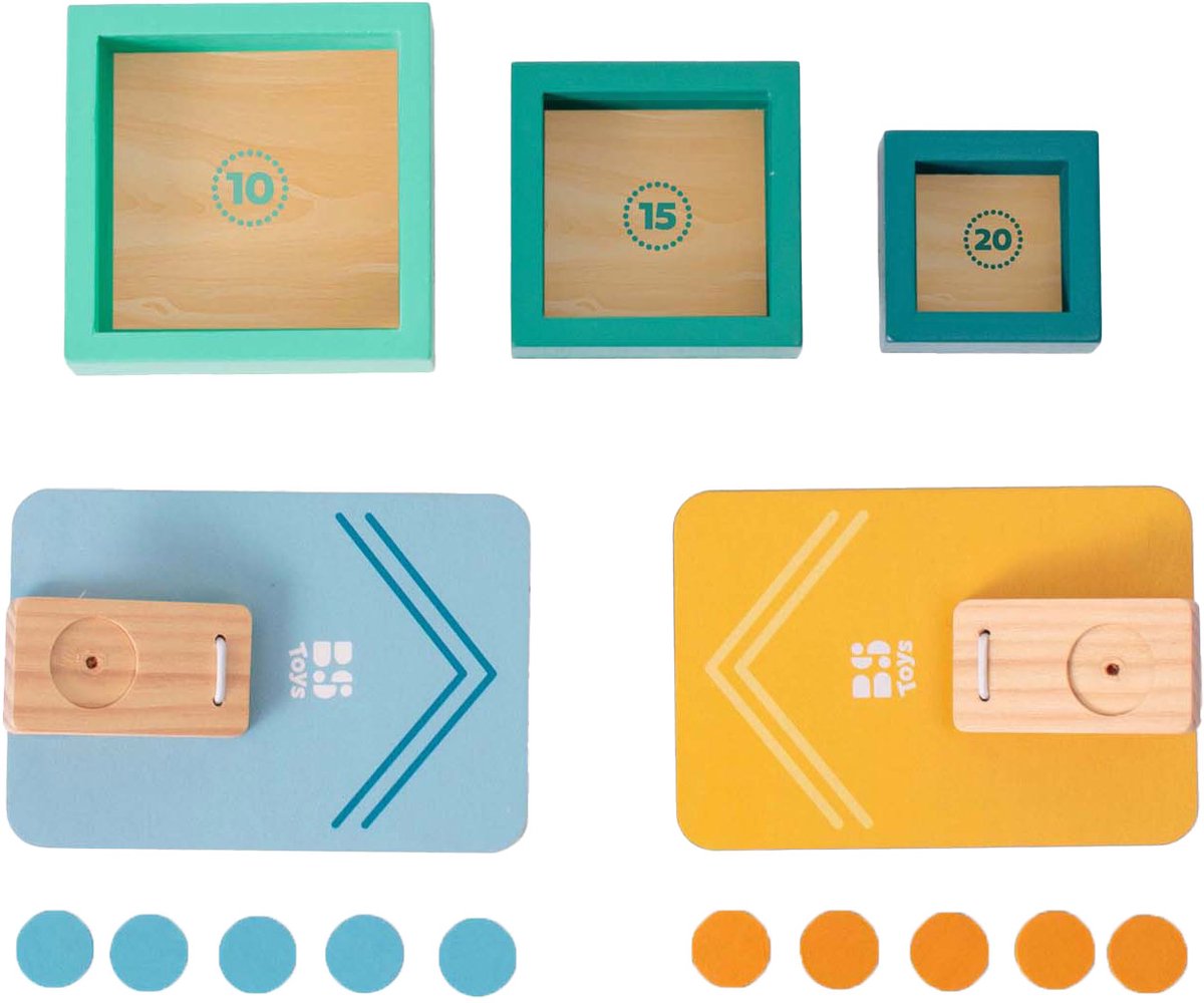 Gioco pendolo Bs Toys - giocattoli educativi - gioco da tavolo - legno FSC - adatto a partire da 6 anni - 2 giocatori