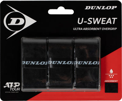 Dunlop - grip u-sweat ogrip blk 3 pezzi blister unisex - nero
