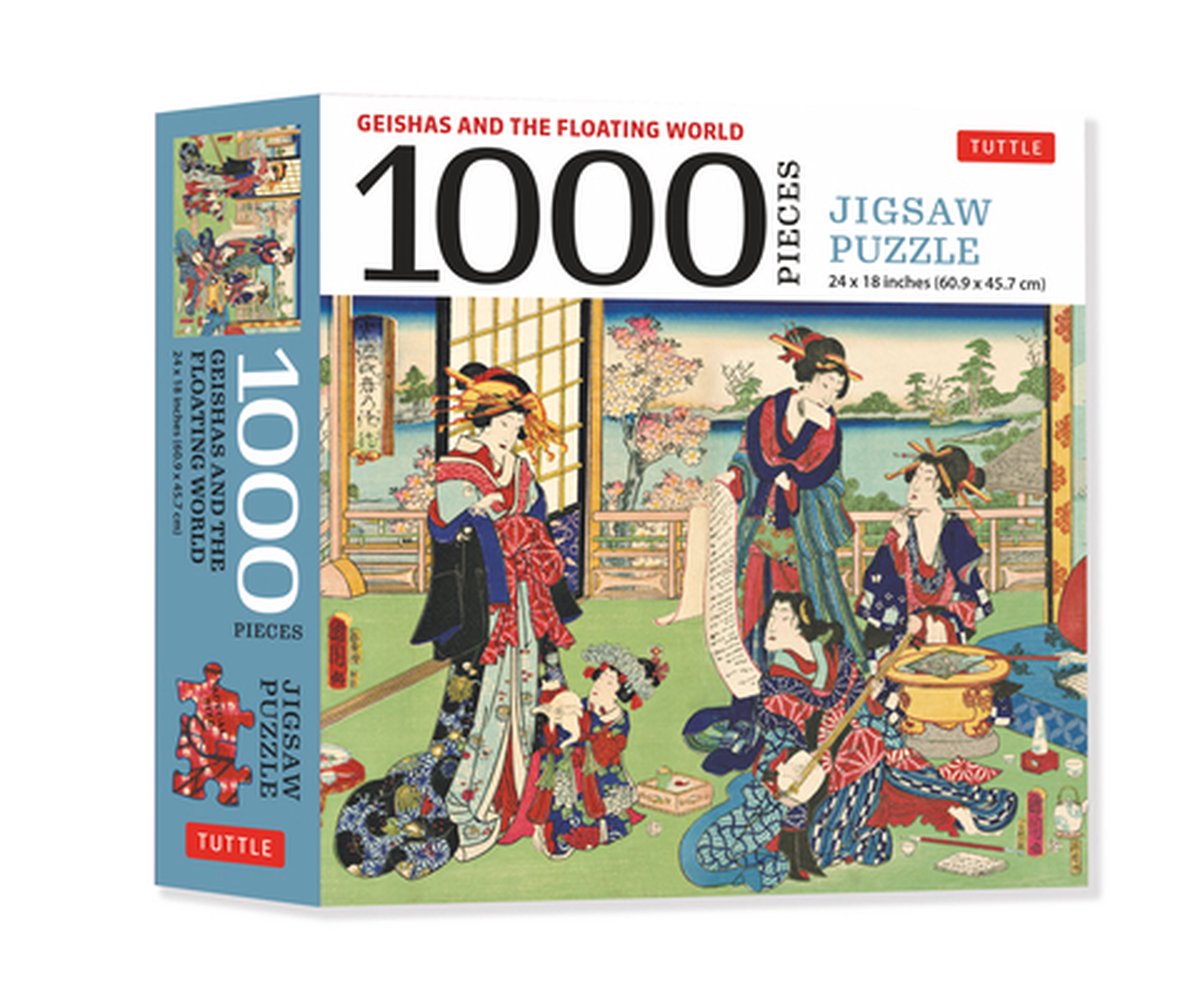 Una geisha e il mondo fluttuante: puzzle da 1000 pezzi