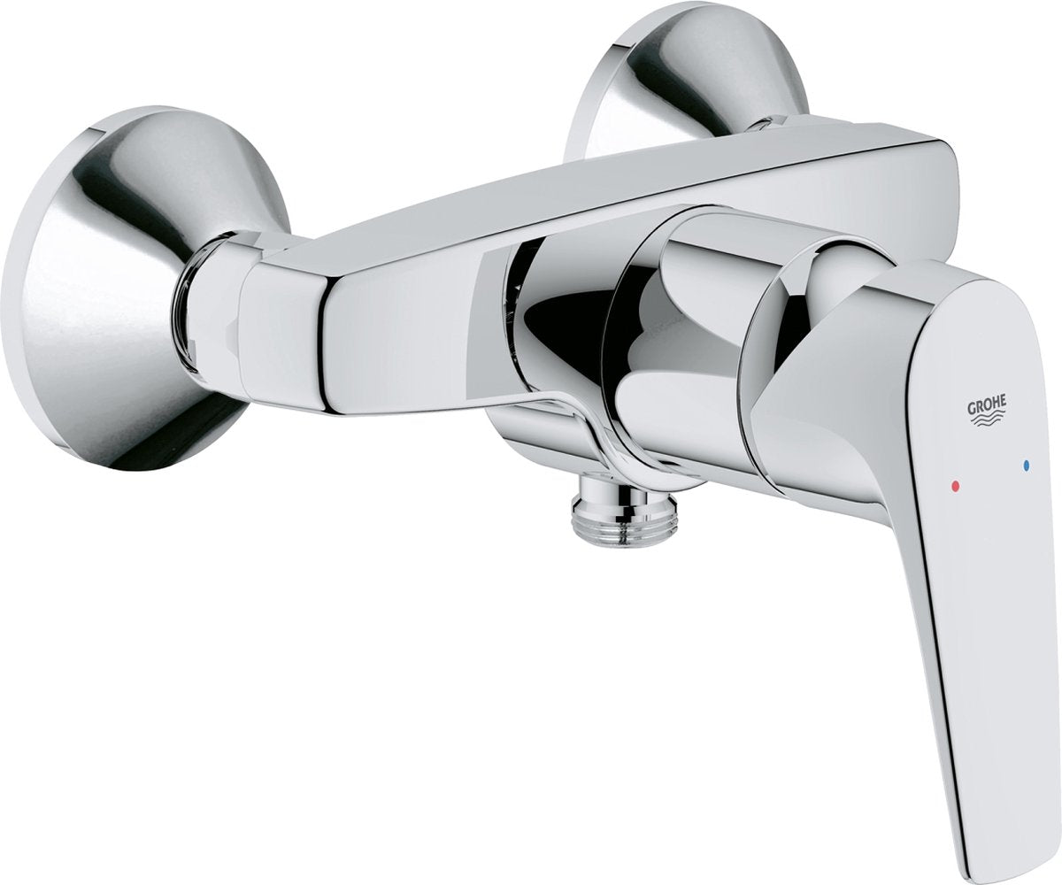 Rubinetto doccia Grohe start flow - 15 cm - senza deviatore - raccordi compresi - cromo