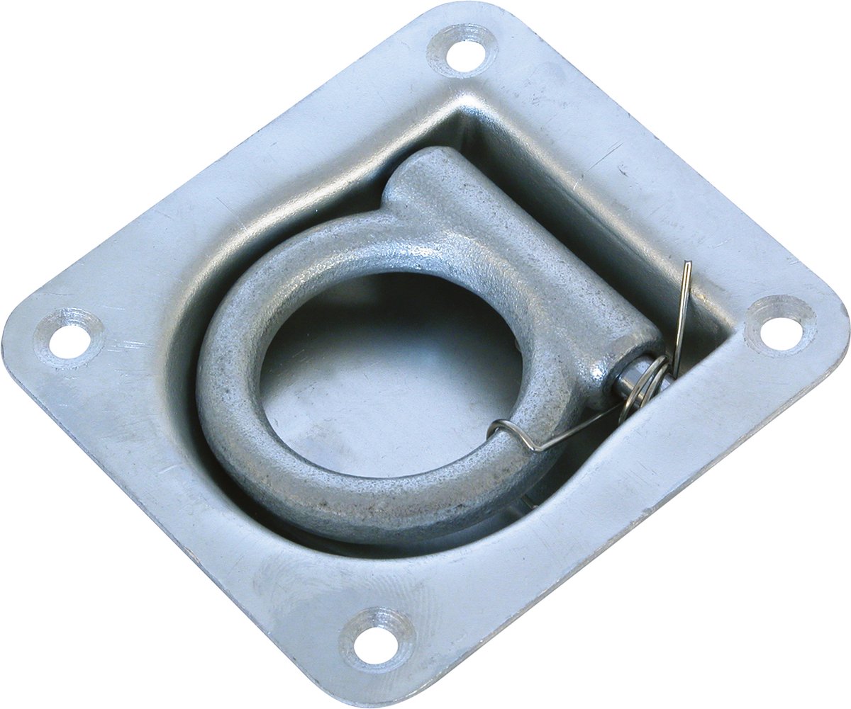 Argolla de amarre Carpoint 35 mm acero plateado