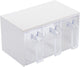 Mobile Westmark con 3 contenitori, capacità: 1 l ciascuno, plastica, roma, bianco trasparente, 73052260