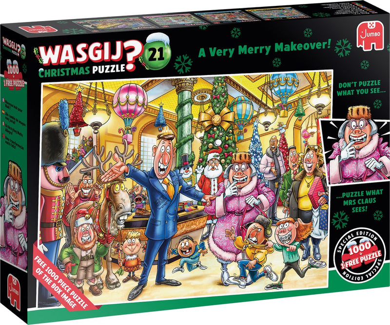 ¡Cambio de imagen jumbo wasgij navidad 21! 2x1000 piezas