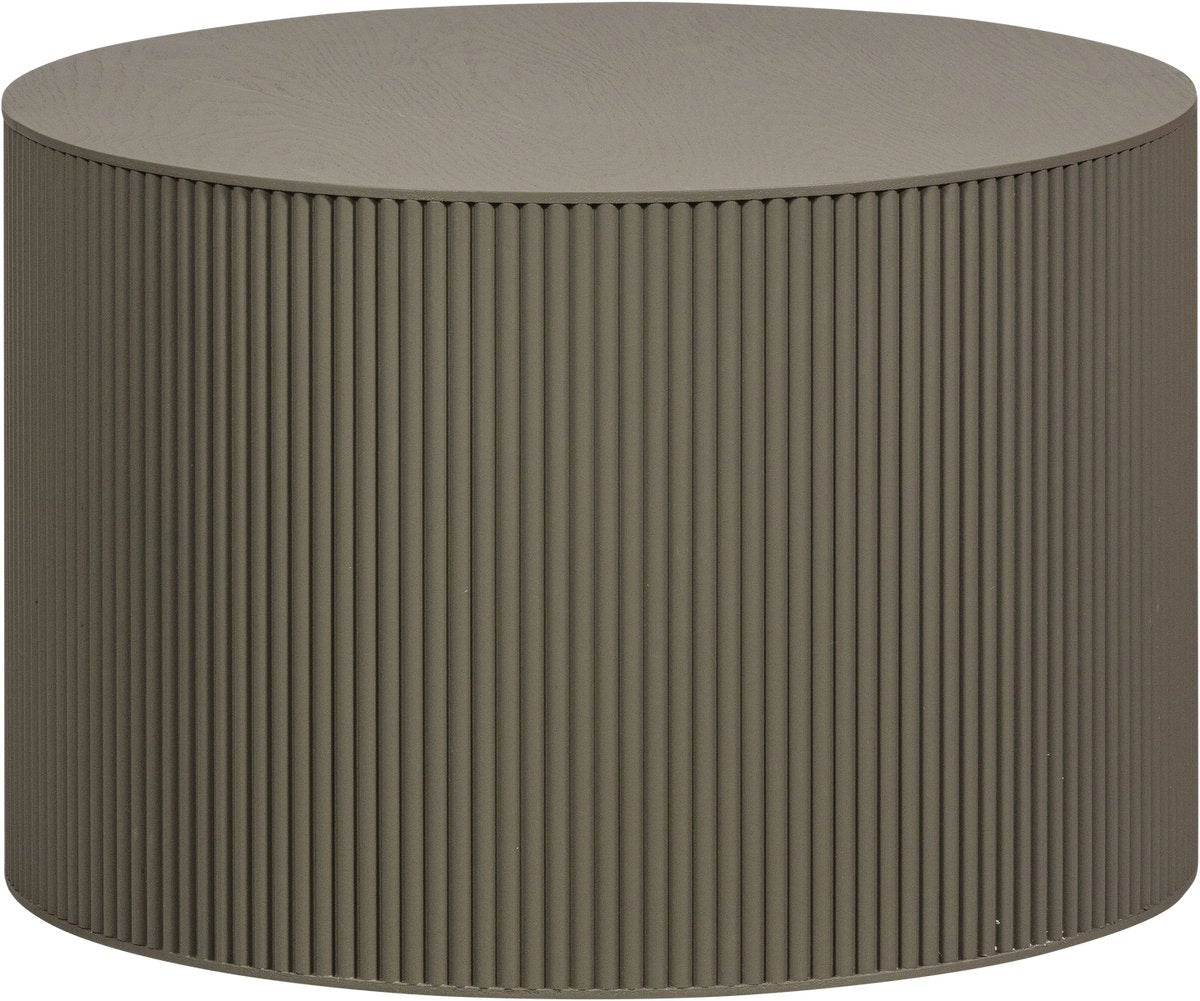 Mesa auxiliar Woood sanne - mdf - verde militar - 40x60x60