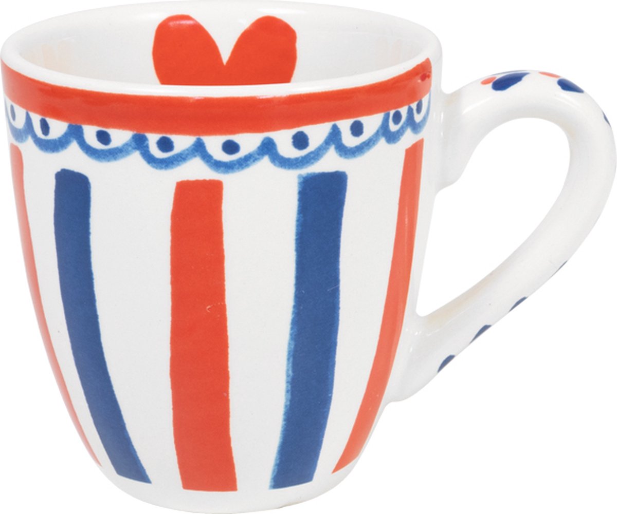 Mini tazza a righe Blond Amsterdam Specials Dutch Glory, 0,2 l