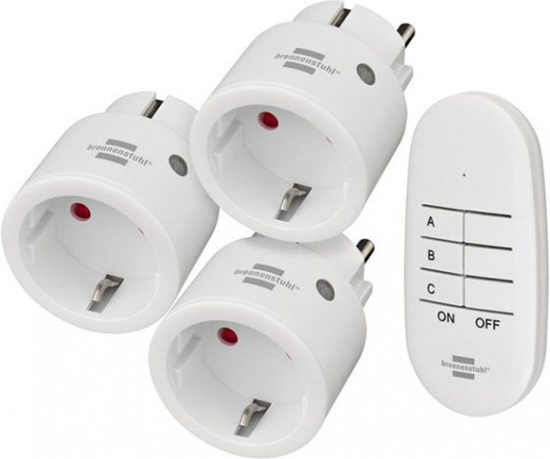 Switch wireless Brennenstuhl Switch set 3 tappi