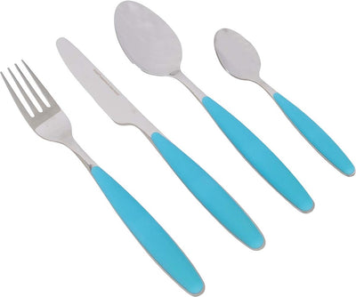 Gimex - color line - cutlery - rainbow - blue - 4-piece
