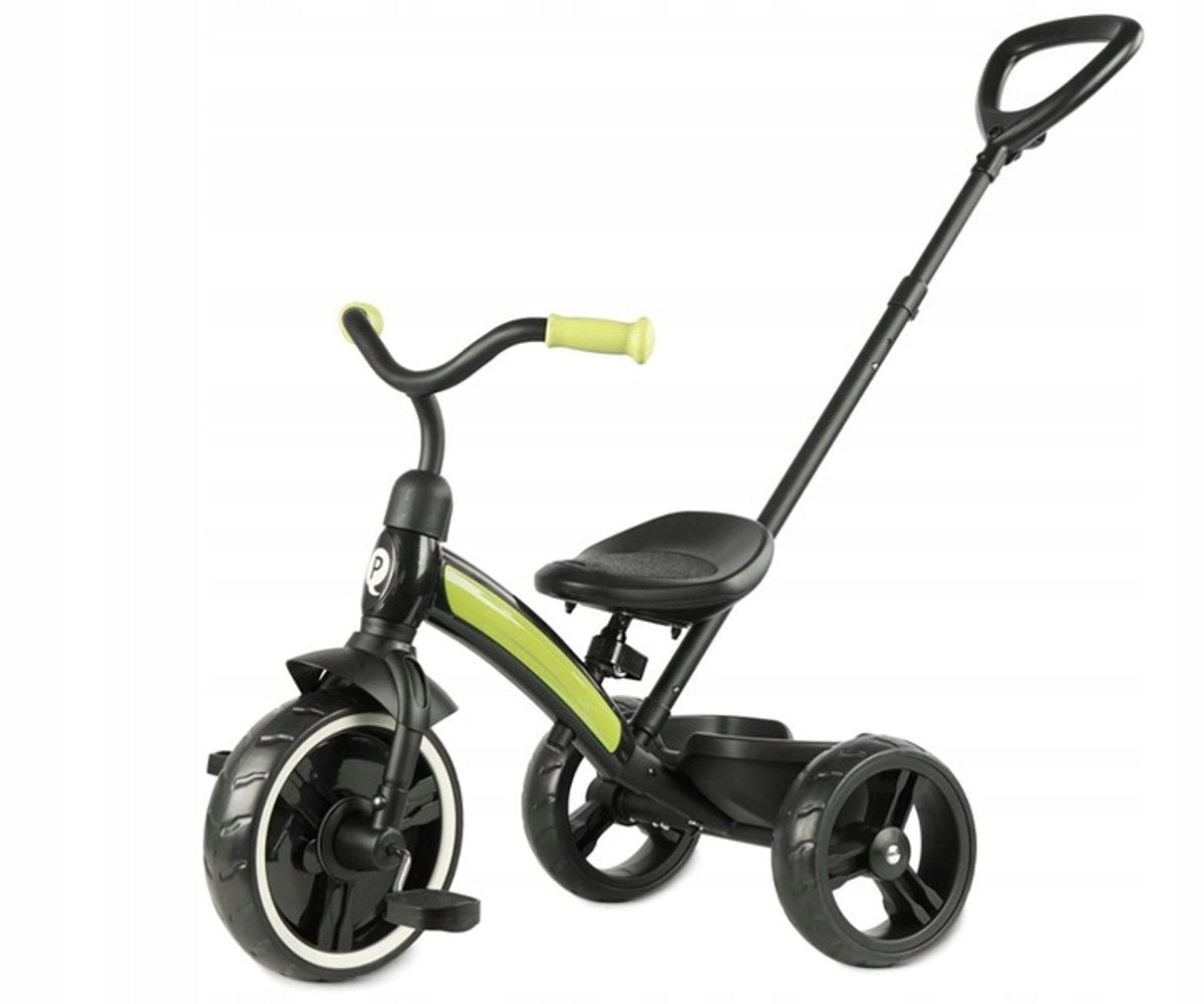 Triciclo Qplay elite plus nuevo verde - seguro y cómodo