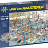 Rompecabezas Jumbo de Jan van Haasteren - la exposición de gatos, 2000 piezas.