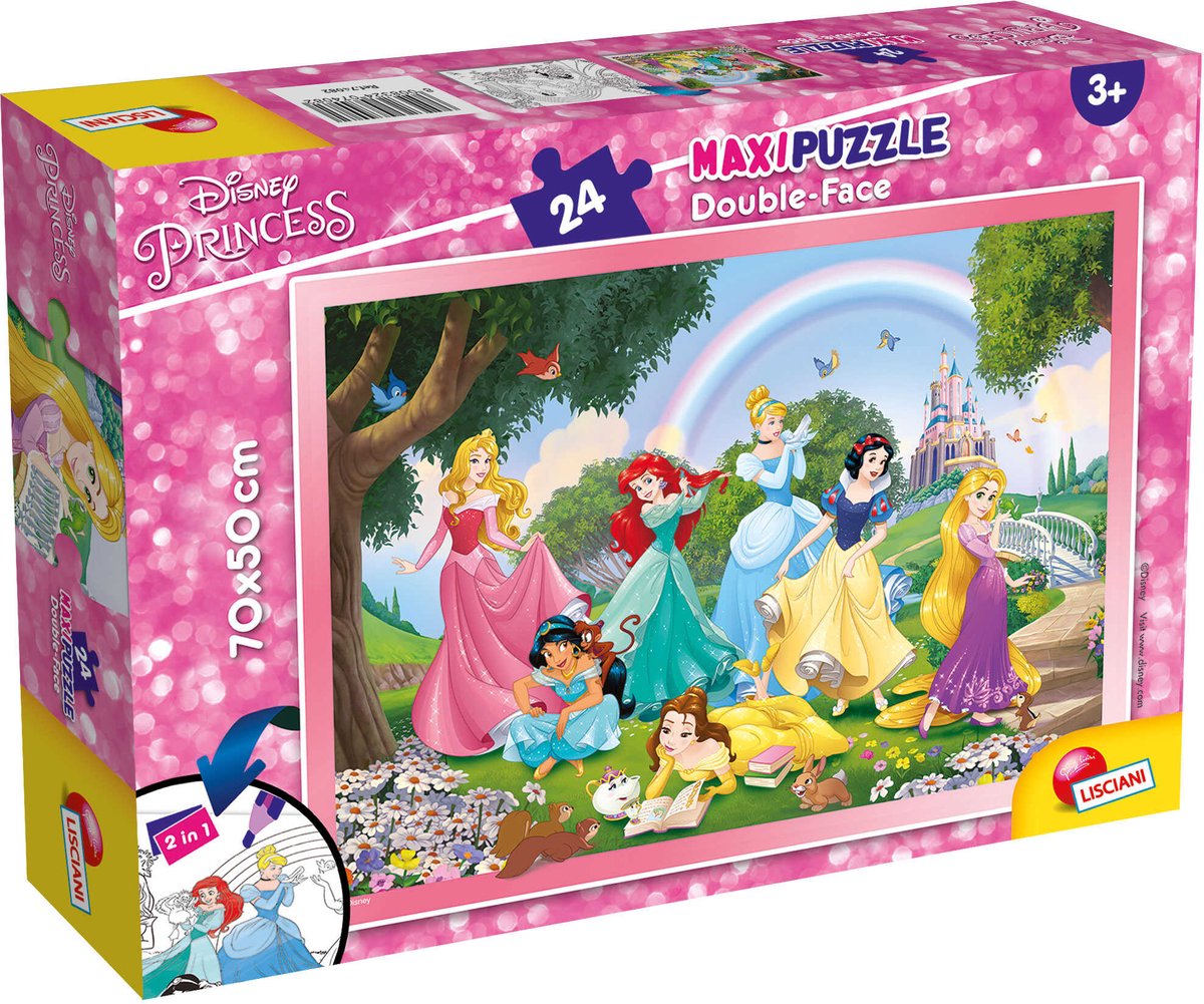 Lisciani disney rompecabezas df maxi piso 24 princesa