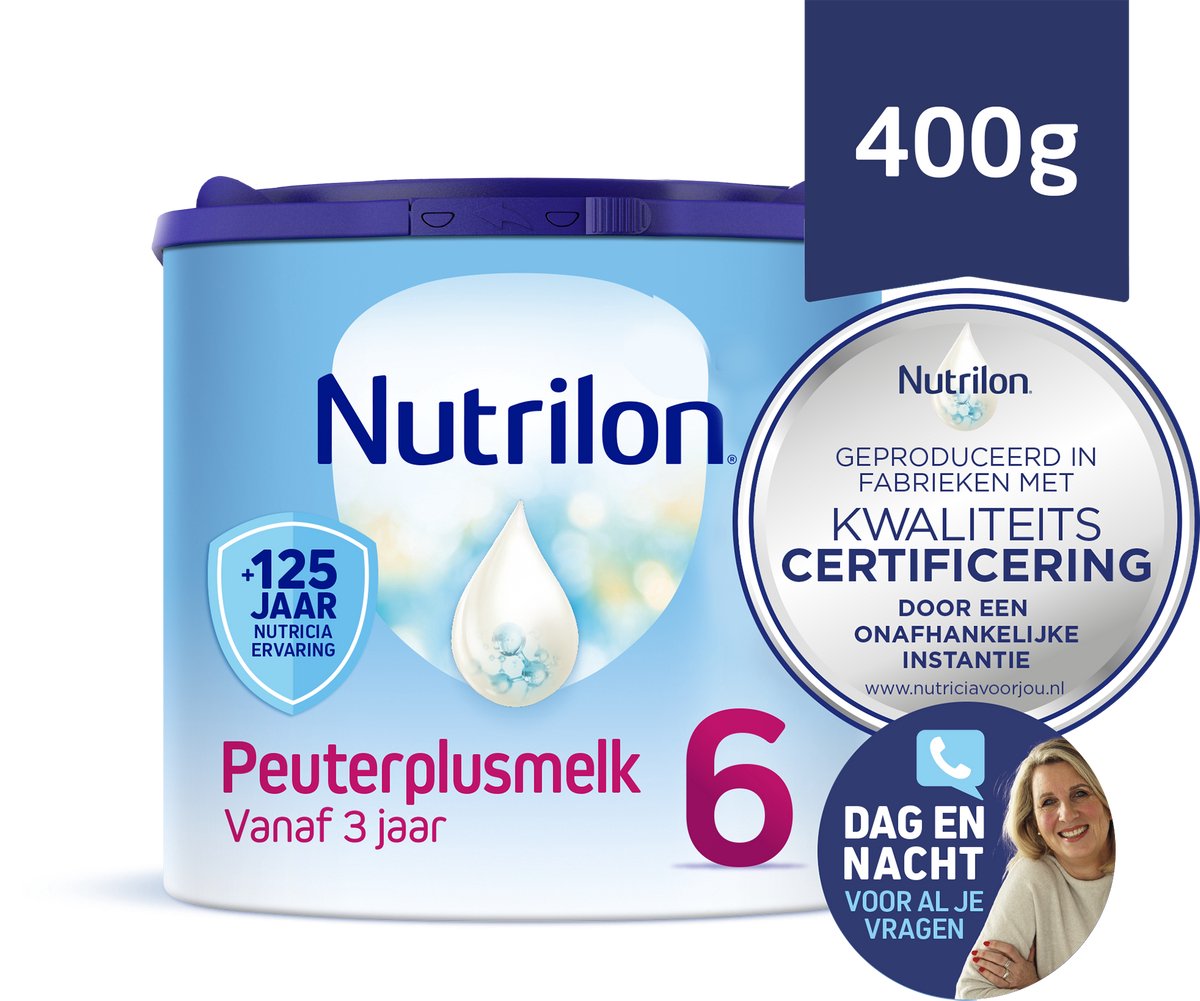 Nutrilon 6 niño más leche – biberón a partir de 3 años – 400g