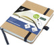 Quaderno Kangaro - a6 - kraft - con riga - con elastico, nastro e portapenna - k-552121