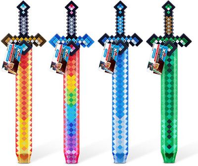 Xshot gioco di ruolo spada pixel - 4 pezzi zuru