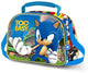 Karactermania - sonic - borsa termica 3D con attacco per trolley - snack - blu