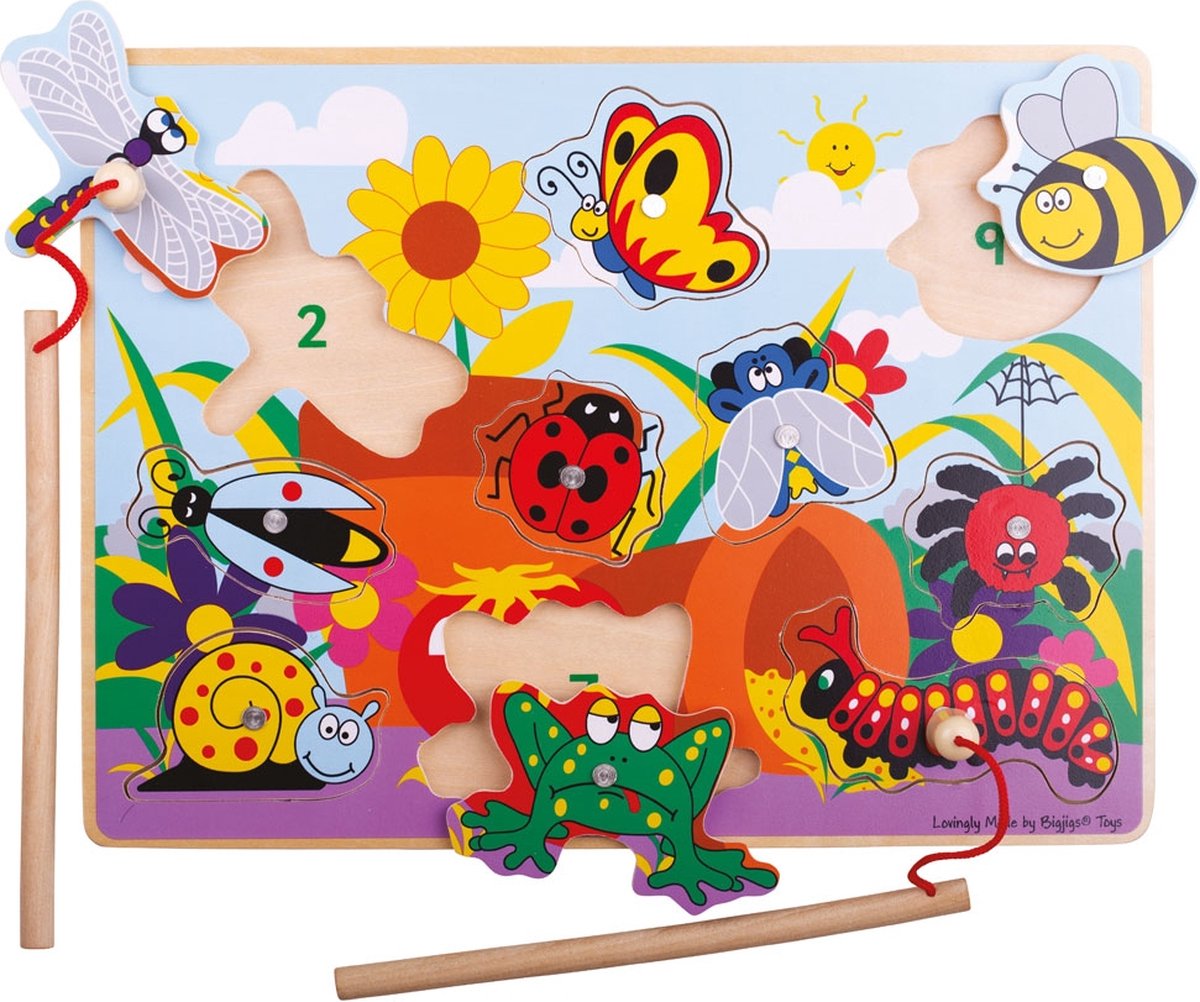 Bigjigs Magnetic Fish Game Insects