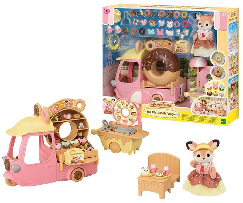 Famiglie Sylvanian 5808 Dip Dip Donut Car