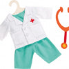 Outfit da dottore con bambole per le bambole con stetoscopio, 28-35 cm