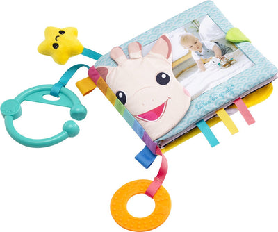 Sophie la jirafa mi primer álbum de fotos - libro para bebés - libro para bebés - juguetes para bebés - para 6 fotos - a partir de 0 meses - 25x20x45 cm - multicolor
