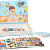 Libro magnético - ropa para niño, 59 uds.