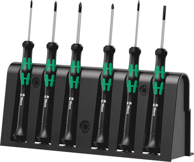 Set micro cacciaviti Wera da 6 pezzi + supporto - 2050 6