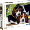 Clementoni puzzle dog friends, 500st.