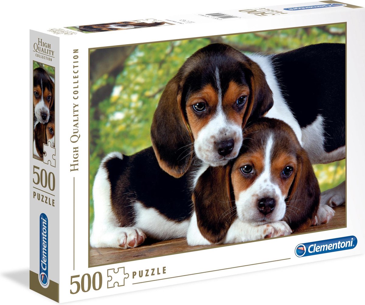 Clementoni puzzle dog friends, 500st.
