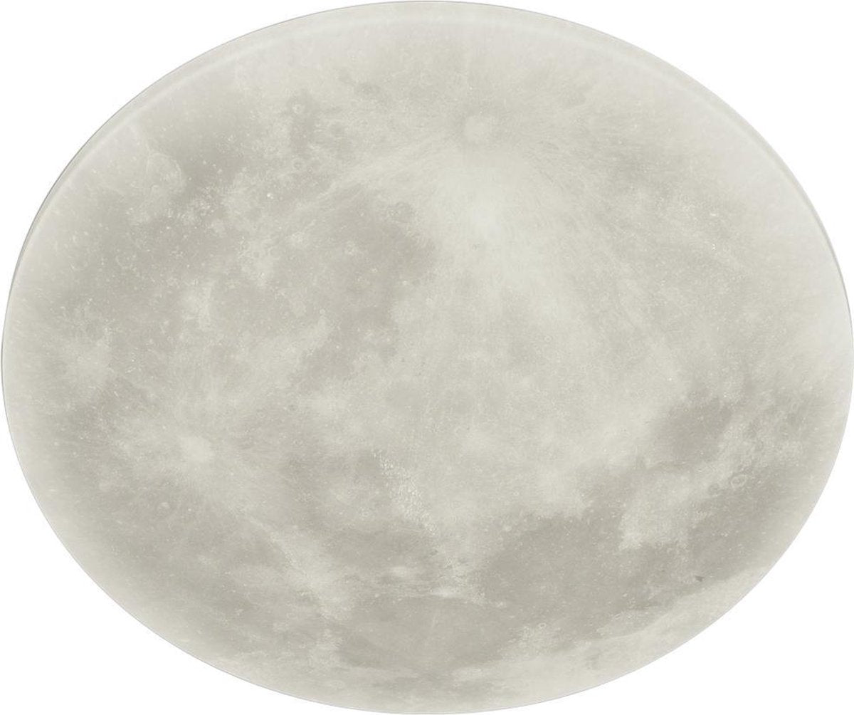 Trio lunar - lampada da soffitto - bianca - incl. 1x SMD 22 W - telecomando - dimmer integrato - luce notturna - non dimmerabile esternamente - protezione a cartuccia - montaggio a parete e soffitto