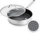 Greenpan apex sauté pan -24cm - honeycomb - ceramic - pfas-free - induction sauté pan - oven safe up to 220°c - dishwasher safe - stainless steel handles - stainless steel