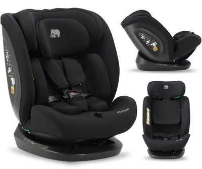 Seggiolino auto Deryan Clyde i-size - da 40 a 150 cm - gruppo 0+ 1 2 3 - nero