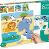 Jumbo goula puzzel 6 habitat - 5st.