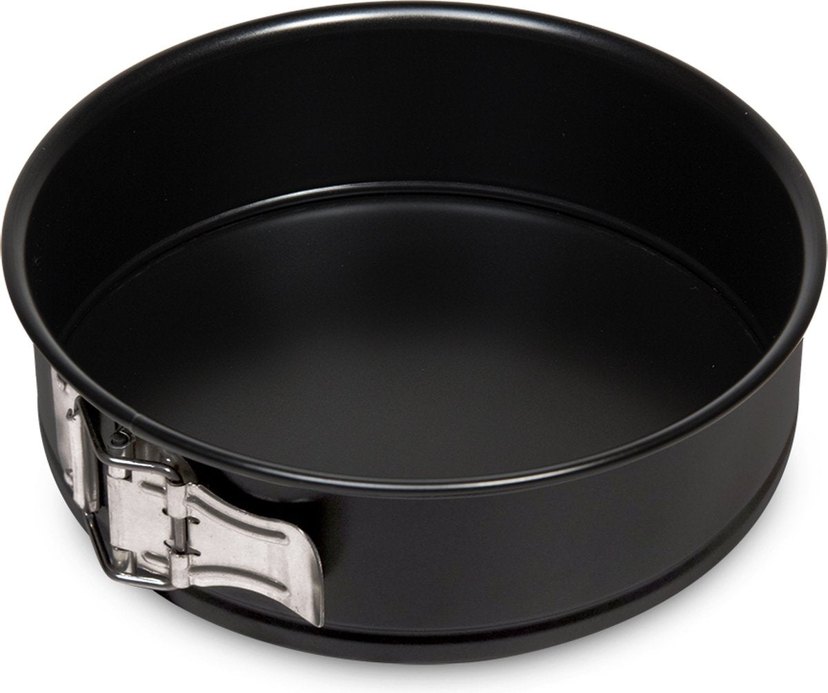 Basic culinair springvorm - 18cm - staal - antikleeflaag - pfas vrij - made in italy