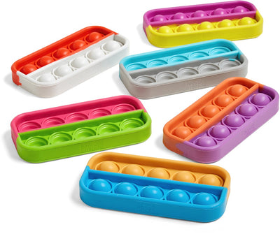 Learning resources ten-frame sensory bubble poppers (set of 6) - 3+