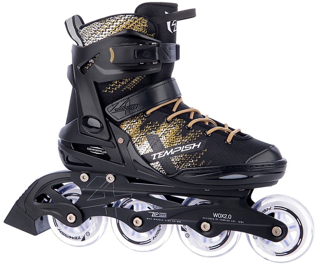 Tempish wox 2.0 84 skeelers - inline skates - dames - zwart goud - maat 42