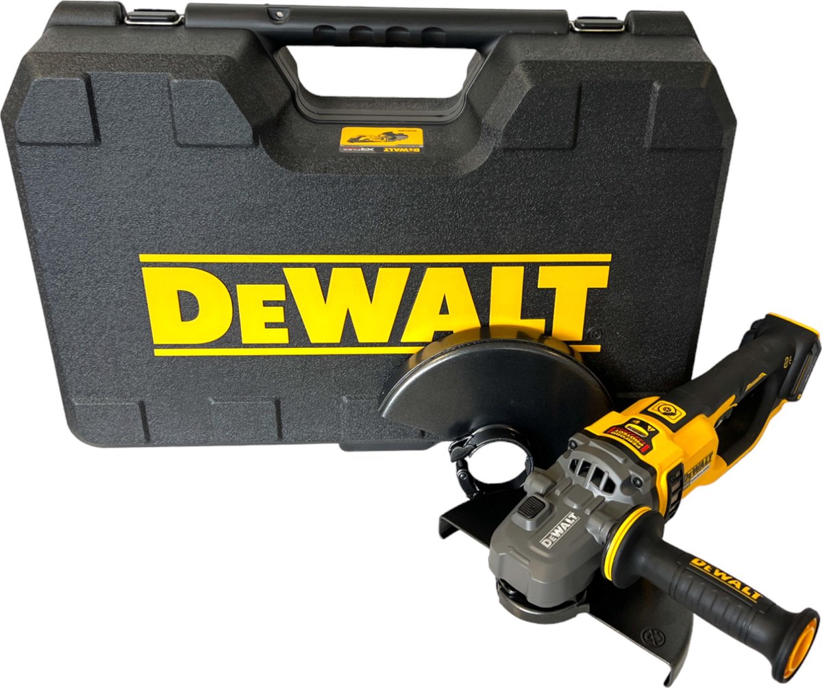Smerigliatrice angolare a batteria Dewalt dcg460nk-xj | 54v| flexvolt | 230 mm | in tstak | escl. batteria e caricabatterie - dcg460nk-xj