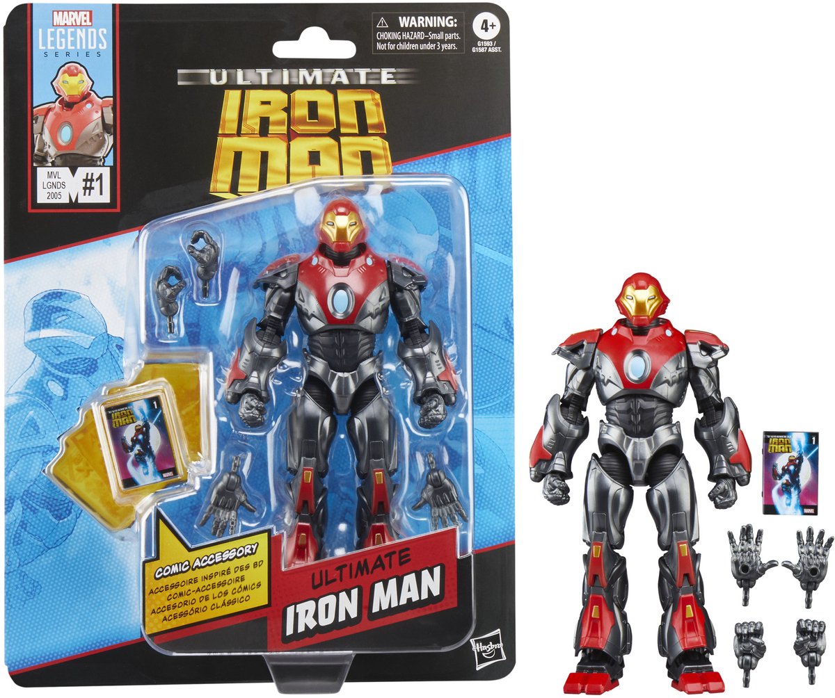 Hasbro marvel legends series ultimate iron man - figura de acción