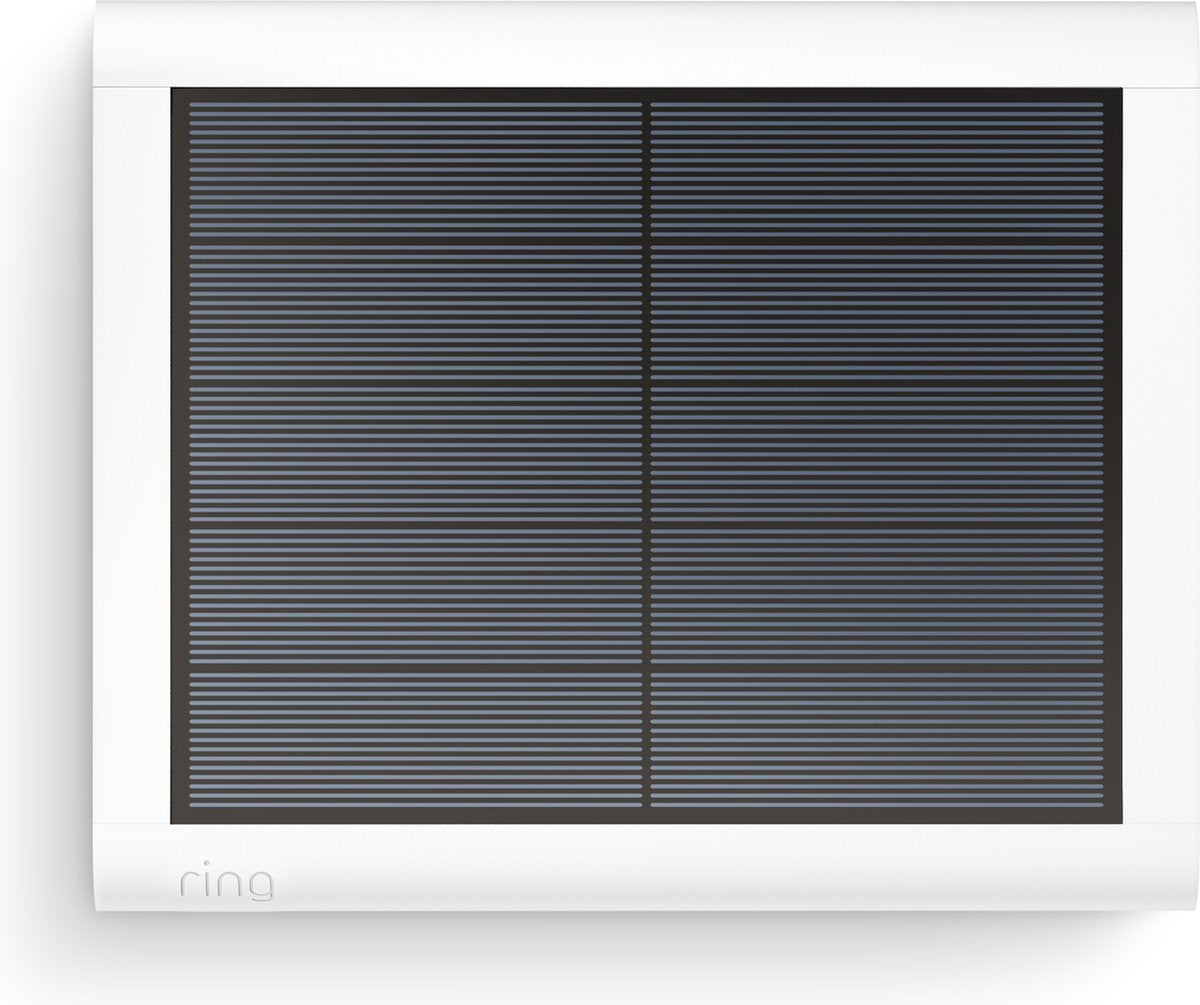 Ring solar panel - usb-c - wit - accessoire voor beveiligingscamera - solar panel voor spotlight cam plus en spotlight cam pro