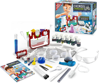 Buki france buki - set di chimica - 200 esperimenti - laboratorio - giocattoli educativi