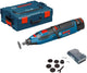 Sistema multiutensile a batteria Bosch gro 12 v-li (senza caricabatteria)