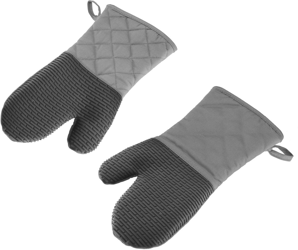 Westmark 2 manoplas de horno con asas de silicona para un mejor agarre, 15502270