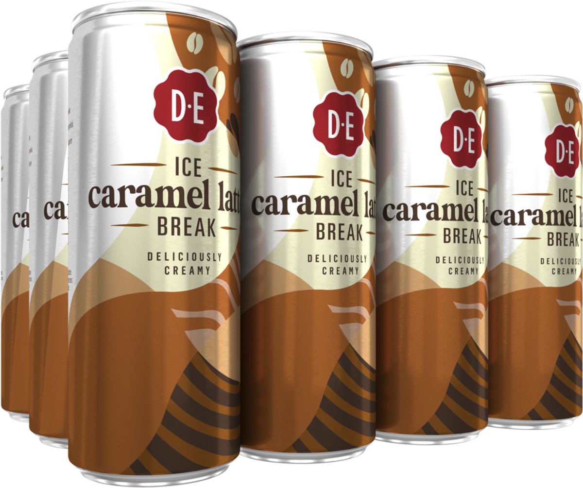 Douwe Egberts café helado con leche y caramelo helado - 12 x 250 ml