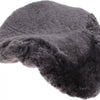 Copertina di sella di pelle di pecora grigio 28 cm