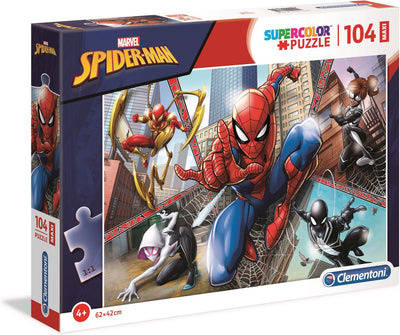 Clementoni puzzle puzzle Super Color Maxi Spiderman, 104st.