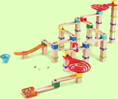 Set binari per biglie in legno Hape - 129 pz.