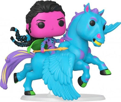 Funko the Avengers-Avengers: Endgame Pop! cavalca il volo di valchiria deluxe (blacklight) figura da collezione da 9 cm - multicolore