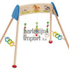 Goki Wooden Baby Gym Animales de granja con sonido