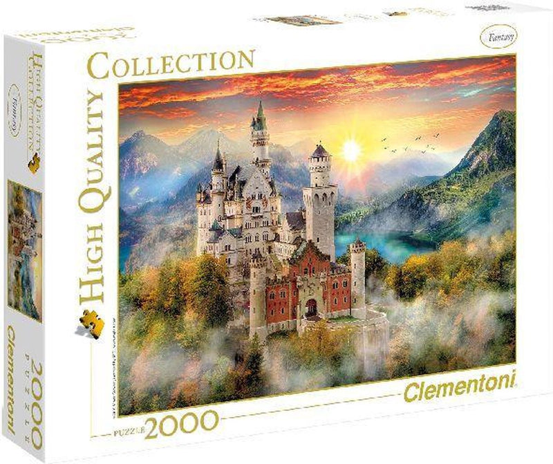 Clementoni - puzzle - 2000 pezzi - Castello di Neuschwanstein - puzzle per adulti - alta qualità