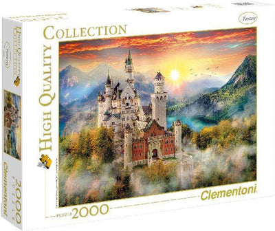 Clementoni - puzzle - 2000 pezzi - Castello di Neuschwanstein - puzzle per adulti - alta qualità