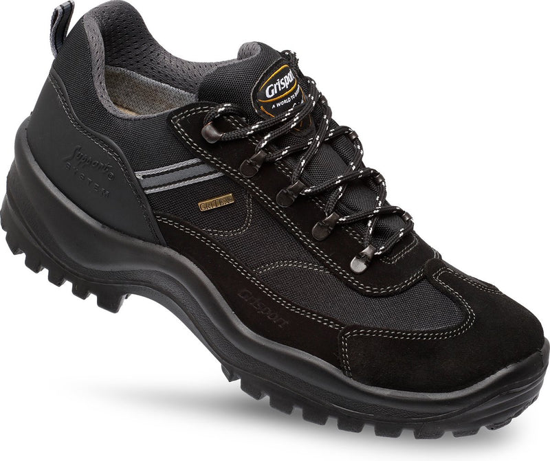 Scarponi da trekking unisex Grisport torino bassi - neri