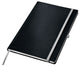 Quaderno stile Leitz A4 a righe - con copertina rigida - carta da 100 grammi - nero satinato