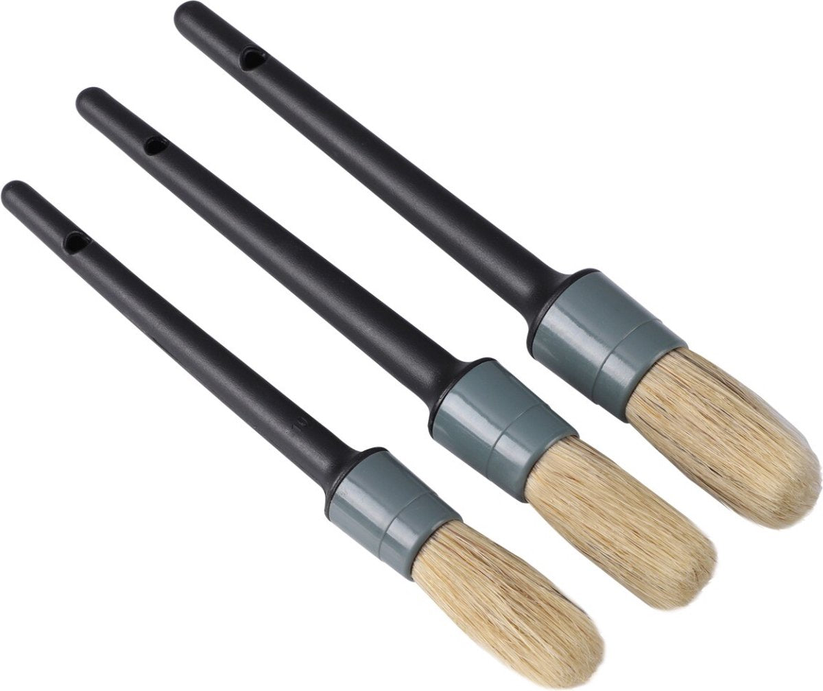 Set pennelli Copenhagen pro - rotondi - 3 pezzi - usa e getta - misura 10, 12 14